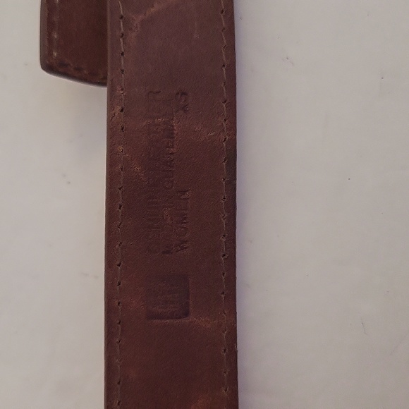 Like New Genuine Leather Belt, Tan, Size XS - Picture 3 of 3